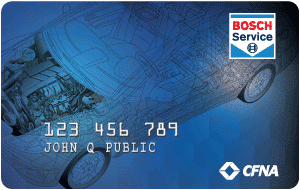 Bosch Service Credit Card